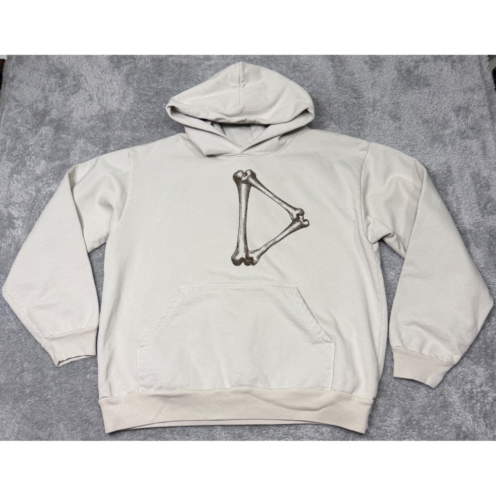 Doja Cat Hoodie Unisex L Cream Coachella 2024 Bone Gourgis Studio Sweatshirt